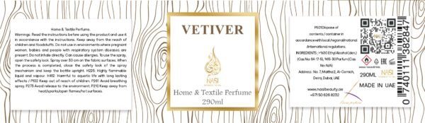 Vetiver Home & Textile Perfume